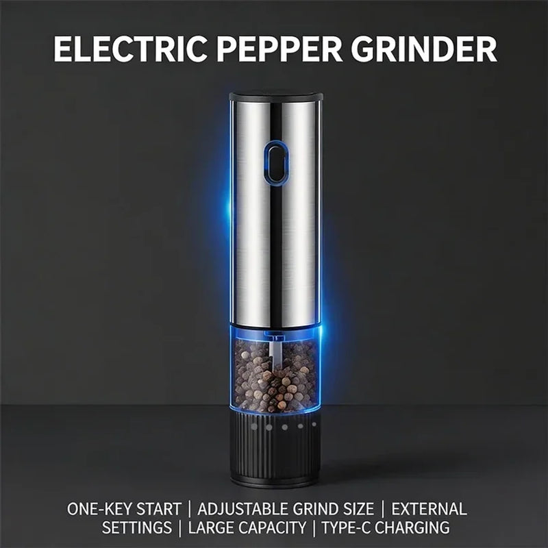 SeasonMate Electric Salt & Pepper Grinder Set