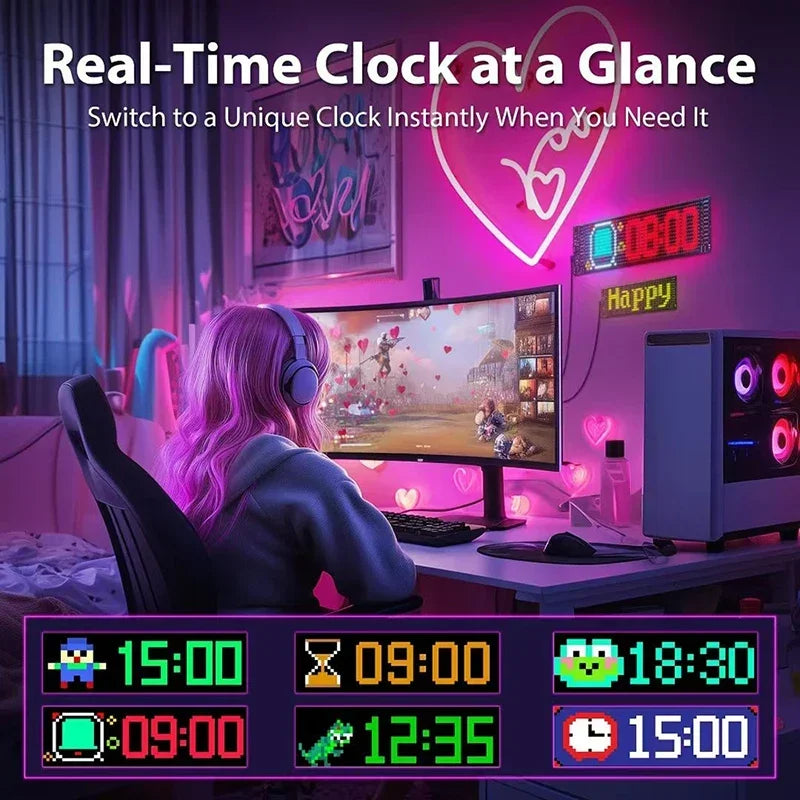 FlexSign Bendable App-Controlled LED Display