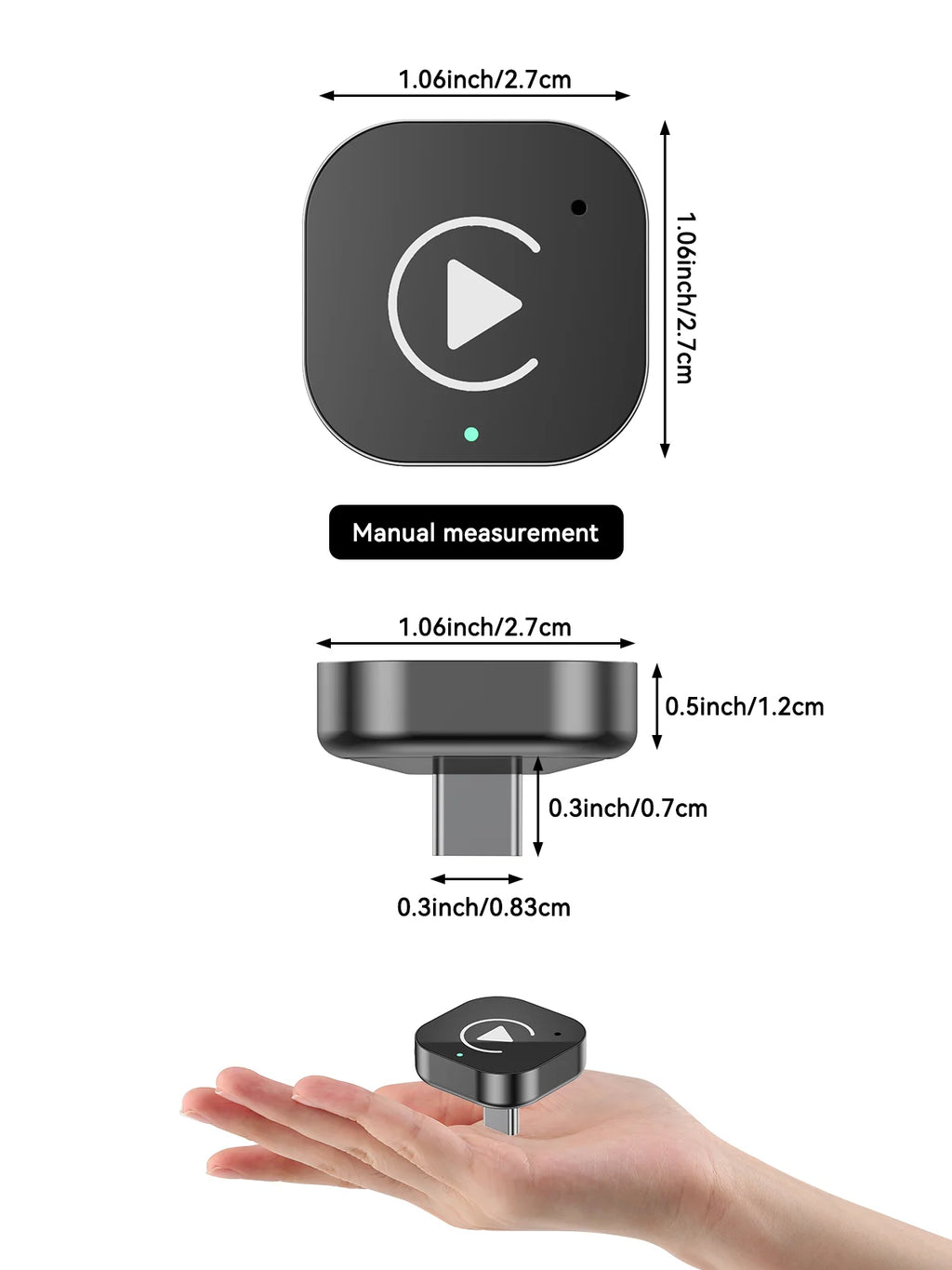 WireFree Wireless CarPlay & Android Auto Adapter