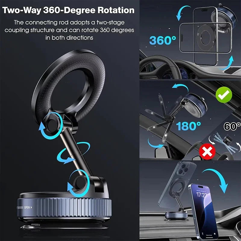 SnapDrive MagSafe Vacuum Car Mount