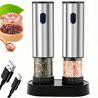 SeasonMate Electric Salt & Pepper Grinder Set