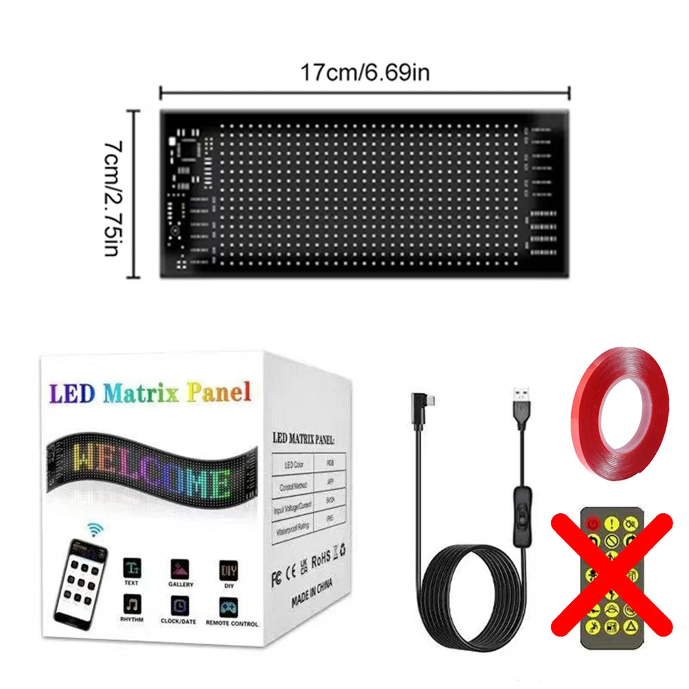 FlexSign Bendable App-Controlled LED Display