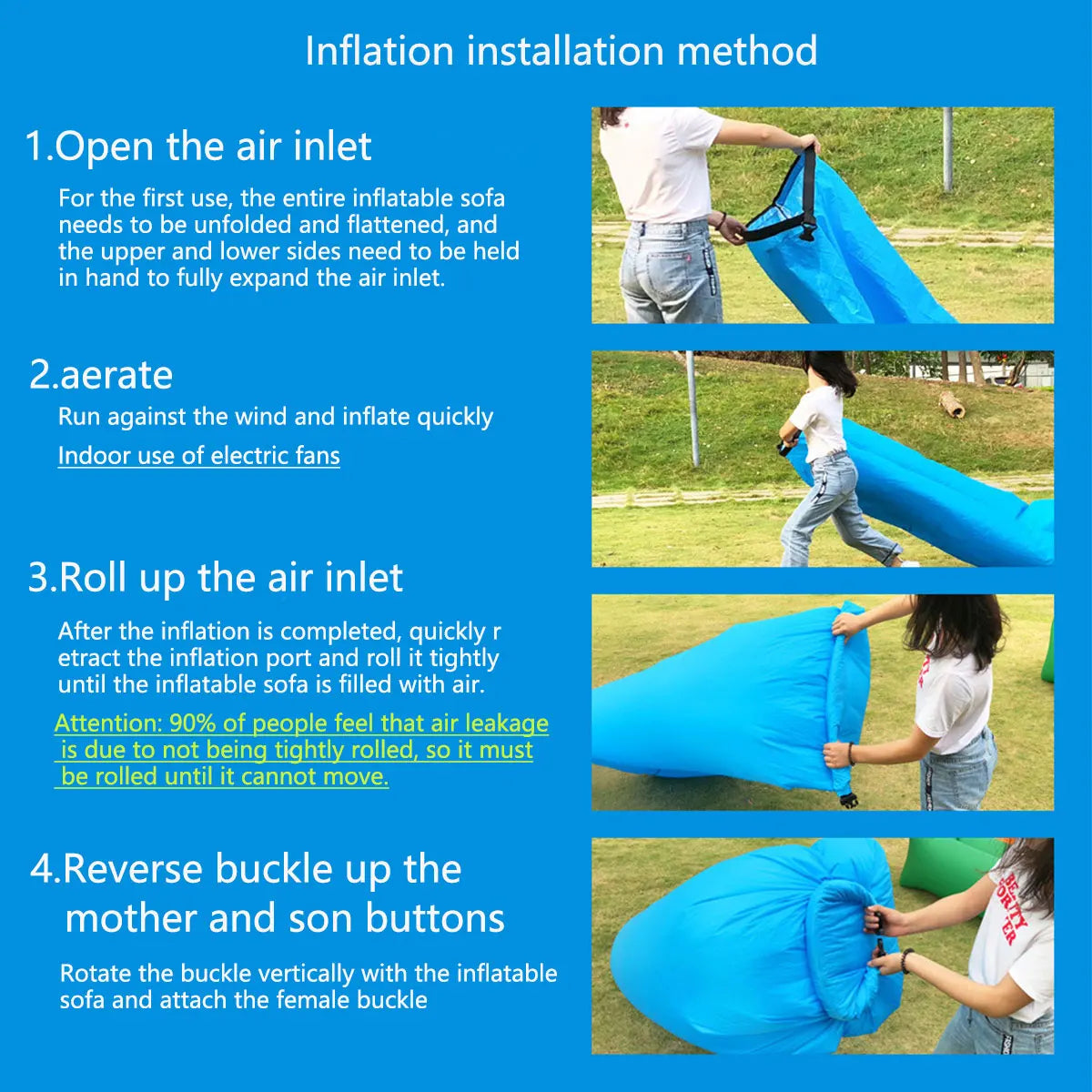 AeroLounge Go Inflatable Lounger